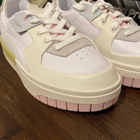 PUMA | Women’s Cali Dream | US 7/ EU 37.5 | WHITE-MARSHMALLOW-CHALK PINK | BNIB - Picture 14 of 16